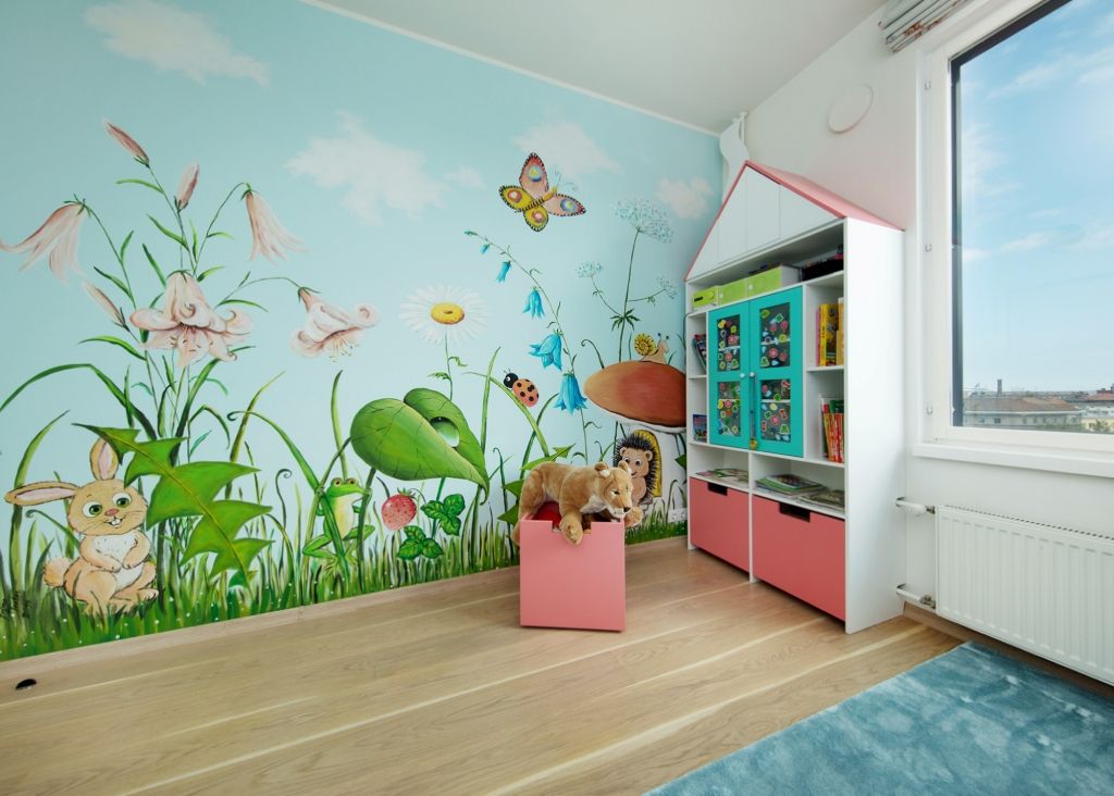 Дизайн интерьера детской в квартире в центре Таллинна