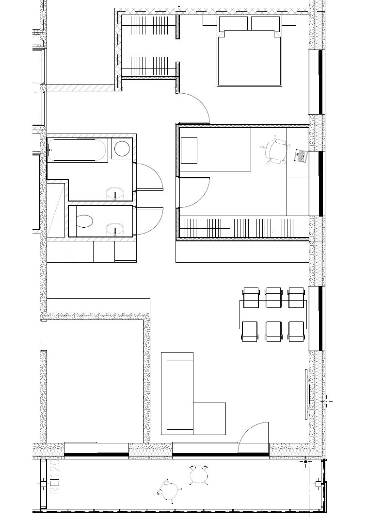 План квартиры дизайна интерьера в Ласнамяэ